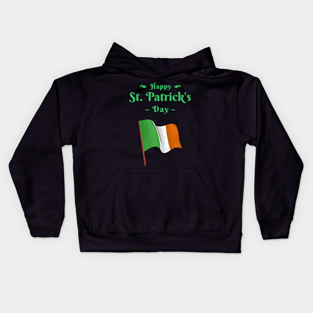 Happy St Patricks Day Kids Hoodie by Istanbul